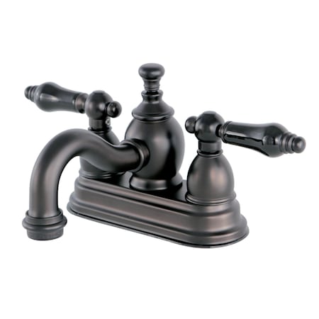 Kingston Brass KS7105PKL 4" Centerset Bathroom Faucet, Oil Rubbed Bronze KS7105PKL